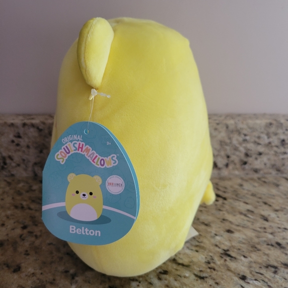 Squishmallows- Belton The Lemon Bear 8" - Picture 2 of 6